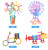 Smart magic stick plastic puzzle puzzle kindergarten children toy blocks manufacturers direct sales