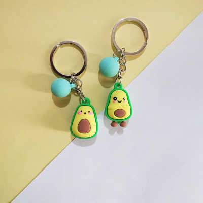 Lovely avocado fashion girl bag key chain pendant car pendant novelty toy pendant pendant