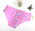 Factory outlet Underwear. PINK briefs traceless printing women's cotton panty fantasy PINK lady's brief