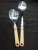 Stainless steel kitchen utensils and appliances with wooden handle E208-7pcs