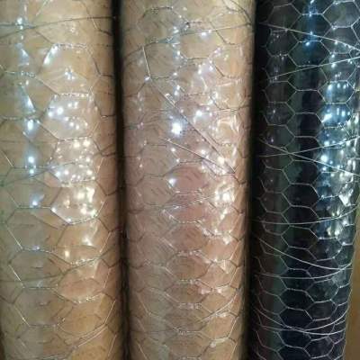 Stainless steel hexagonal wire mesh woven stone cage