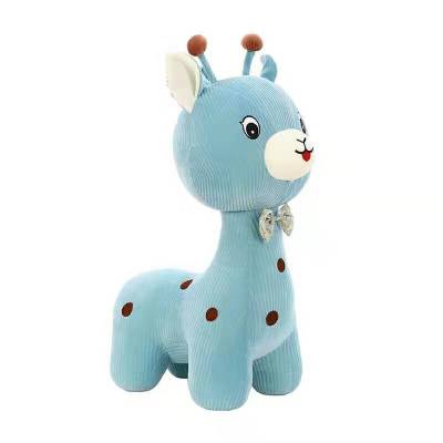 Produce the from sell high - quality goods fashionable toy, lovely stripe sika deer creative plush doll all round bounce doll pillow