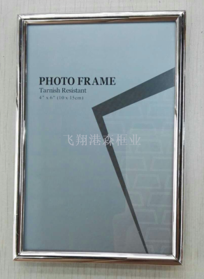 Table metal frame high-grade European silver plating. Gold - plated metal frame manufacturers direct sales