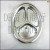 DF99009DF Trading House non-magnetic snack plate stainless steel kitchen hotel supplies tableware
