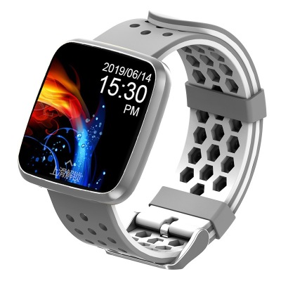 The new HT05 full touch smart sports bracelet heart rate monitoring water meter step function full screen fashion watch