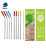 Swenopp Bagged Stainless Steel Straw Customizable Logo 304 Stainless Steel Straw