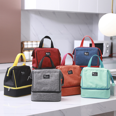 High appearance, High quality and colorful double layer Cationic bento bag makes your life more comfortable and healthy