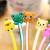 Q version of the cute animal long coiler creative silica gel coiling cable with a line manager cartoon earphone cable 