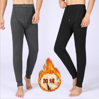 The factory direct sale reveals The thickening ening to add The woolen father to install The woolen pants Qiukeng winter wool pants leggings genuine article