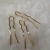 Antique Style, Copper Parts, Flat Floss Hairpin, Pure Copper Ornament Accessories Color-Preserving Hair Comb.