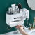 2019 New Hair Dryer Hole-Free Bathroom Wall Hanging Bathroom Artifact Bathroom Wall Seamless Stickers Storage Rack