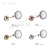 LED makeup mirror folding hotel bathroom rotating retractable mirror single side magnifying beauty mirror wall hanging