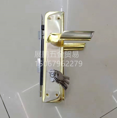 Iron aluminum handle door lock export Africa South Africa door lock iron panel lock 85 lock body