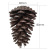 Wholesale Christmas pendant plastic high simulation pine cone a variety of colors specifications 3-13cm manufacturers direct sales