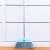 Domestic soft hair broom office long handle stainless steel, plastic broom floor cleaning broom manufacturers direct sales