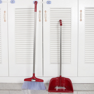 Household garbage shovel plastic sweep cleaning soft wool sweep dustpan set manufacturers wholesale