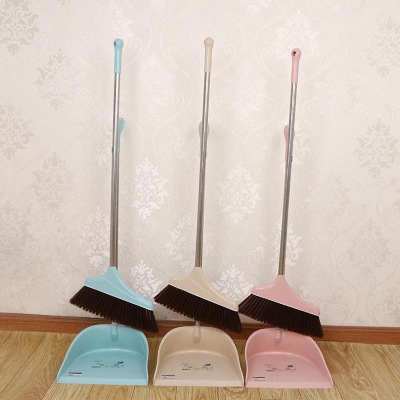 New broom dustpan set plastic household floor broom set manufacturers wholesale