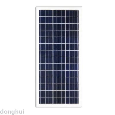 Donghui 33 cells 12v 100w poly solar panels price high capacity home use solar panels 