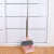 Stainless steel rod dustpan set flexible soft wool broom floor household dustpan set manufacturers wholesale