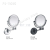 Mirror touch make-up mirror folding hotel bathroom rotating telescopic mirror double side magnification beauty mirror