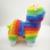 Colorful alpaca plush toy children's toy doll gift animal doll