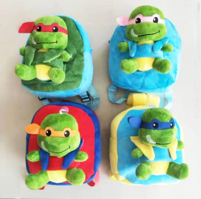 Little monster kindergarten children plush bag boy girl snack backpack cartoon cute backpack