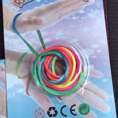 Classic Traditional Children's Colorful Flower Rope Woven Flower Rope Flower Rope Flower Rope Game Educational Toys