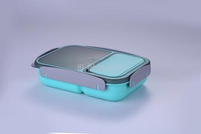 Independent Sealed Double-Grid Lunch Box 1.6L