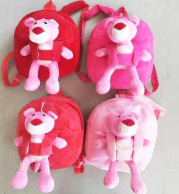 Long legs tiger kindergarten children plush bag boy girl snack backpack cartoon cute backpack