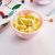 Manufacturer direct selling double crystal bowl small size microwave heated plastic bowl double heat children's meal bowl