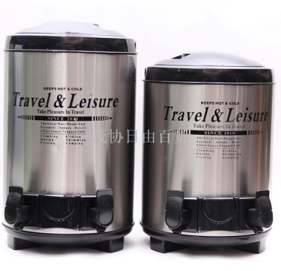 Hot selling full foam stainless steel double layer thermal insulation bucket commercial thermal insulation cold 