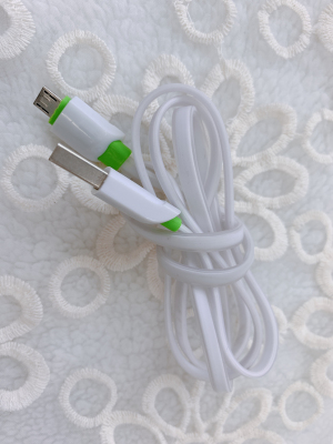 Green apple TPE data line iPhone huawei android xiaomi fast charging line