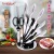 Kustar knife set kitchen stainless steel kitchen knife set 8 pieces of fish tail handle gift set knife stock
