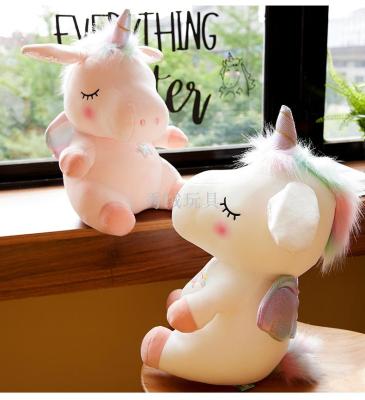 The Batch of plush fairy web celebrity gift express unicorn doll, stuffed animal girl sleep pillow doll