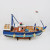 Model fishing boat sailing differently interior decoration interior decoration