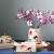 New Chinese lotus tissue box hand-painted handicraft decoration ceramic decoration practical decoration