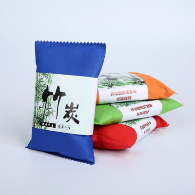 Bamboo charcoal bag new deodorization activated carbon bag 100 g multi - color back seal Bamboo carbon bag manufacturers to purify the air