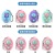 Creative Keychain Stone Scissors Cloth Keychain Guess Fist Pendant TikTok Toys Guess Fist Egg Small Gift