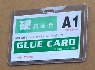 A1 B1 ID card holder PVC Card badge  student id card  work card badge exhibition card 