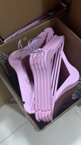Wood-like Plastic Hanger Color Hanger Household Hangers