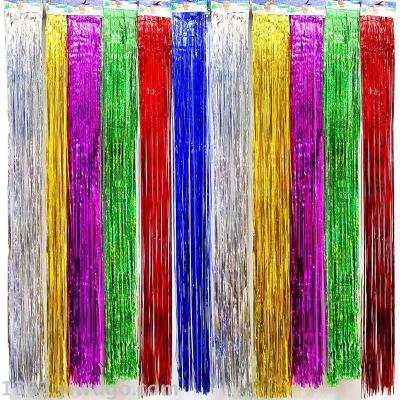 Multicolor Tinsel Curtain Colorful Garland Color Bar Tassel Party Birthday Party Wedding Background Decoration Manufacturer