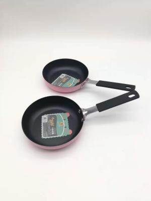 Naweixuan Iron Non-Stick Small Kitchen Frying Pan Mini Children Suitable for Color Easy to Use Fry Pan 14cm