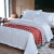 Polyester hotel bed runner hotel bed flag bed skirt cushion pillow