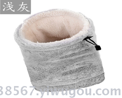Outdoor scarf anti-cold imitation lamb male and female winter thickened warm head riding neck hood anti-wind hood mask