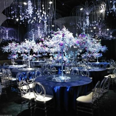 Foshan hotel furniture customized foreign trade wedding acrylic bamboo festival chair outdoor wedding transparent chair