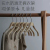 Clothing environmental protection, solid wood, non - slip hanger bamboo plywood pants frame simple fashion space for adults and children