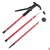 High strength 3 T handle alpinac High strength portable walking stick curved handle outdoor goods