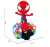 Children's Hero Cartoon Electric Universal Car Toy Flash Colorful Projection 360-Degree Rotation