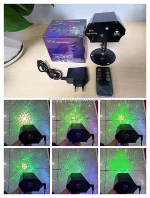 Outdoor 12 pictures laser lamp sky star lawn lamp card light KTV room lamp dance table lamp