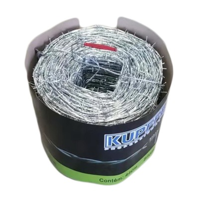 Factory direct sale barbed wire galvanized thorn wire 22kg/ coil thistle wire diameter 1.5mm-3mm all specifications